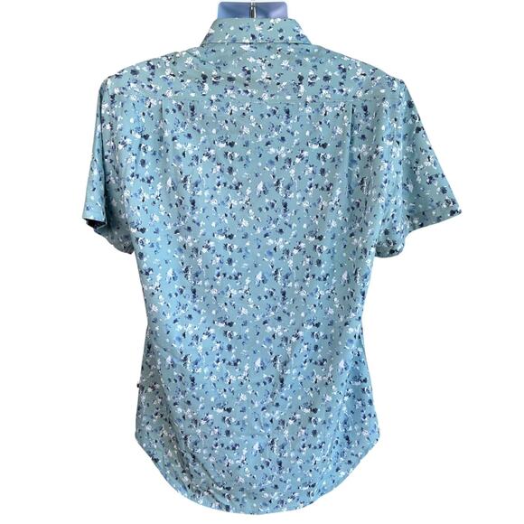 7 Diamonds Mens Give Me Love 4-Way‎ Stretch Performance Shirt Size Small Office - Picture 3 of 7